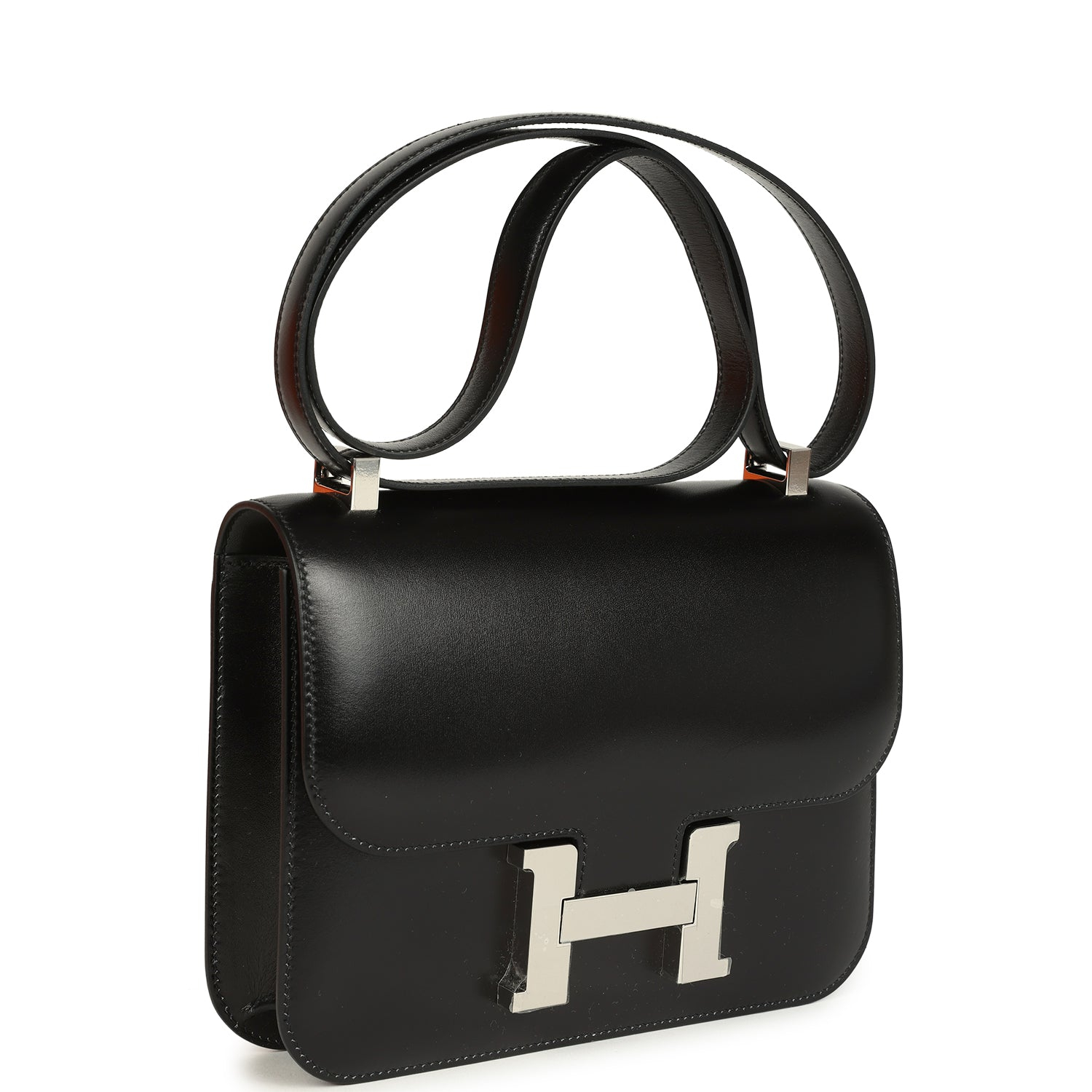 HERMES エルメス Constance Mini Mirror 18 Noir コンスタンス ミニ ミラー 18 ノワール ブラック 黒