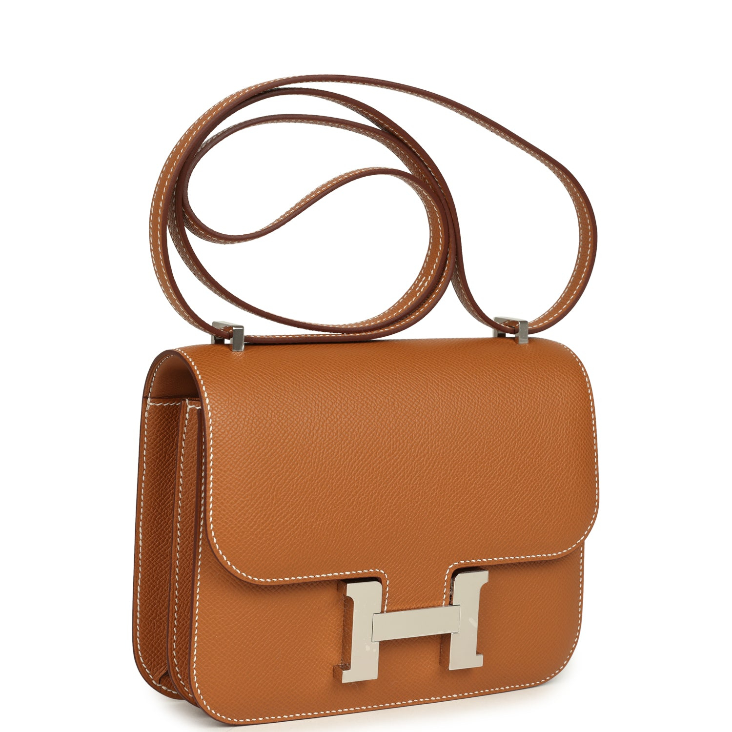 HERMES   SV金具エプソンレザーショルダーバッグコンスタンス3ミニ W刻印