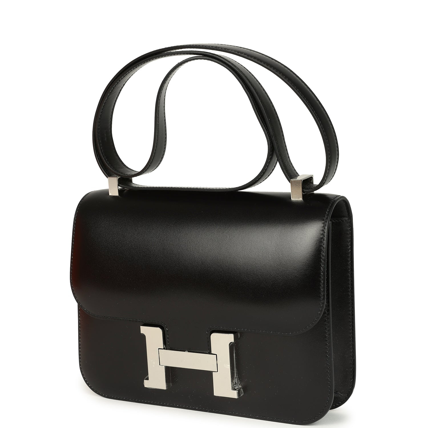 HERMES エルメス Constance Mini Mirror 18 Noir コンスタンス ミニ ミラー 18 ノワール ブラック 黒