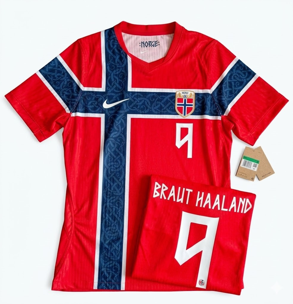 Nike ノルウェー 2026 ワールドカップ ホーム スタジアムジャージ 選手着用モデル