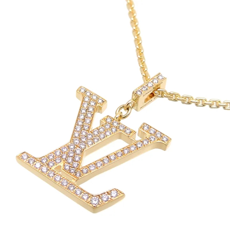 【国内発送/直営店】ネックレス パンダンティフ LV GM ゴールド×ダイヤ ネックレス