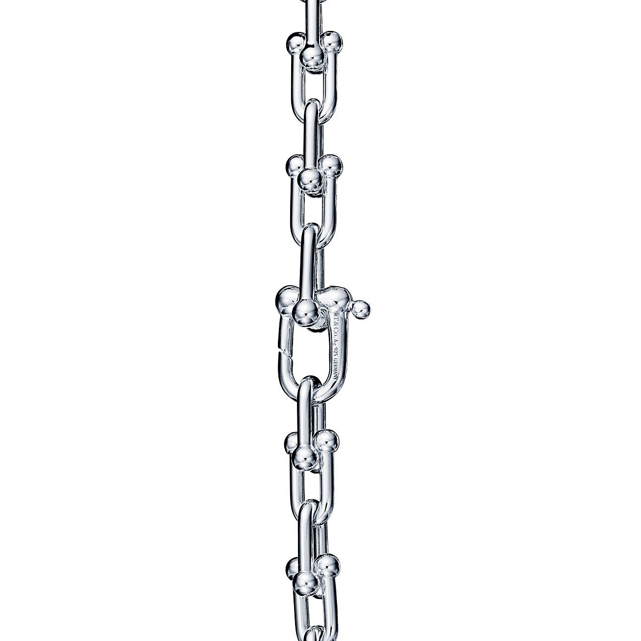 ティファニ（Tiffany） ハードウェア スモール リンク ブレスレット スターリングシルバー  男女兼用-JAPAN DUTY FREE