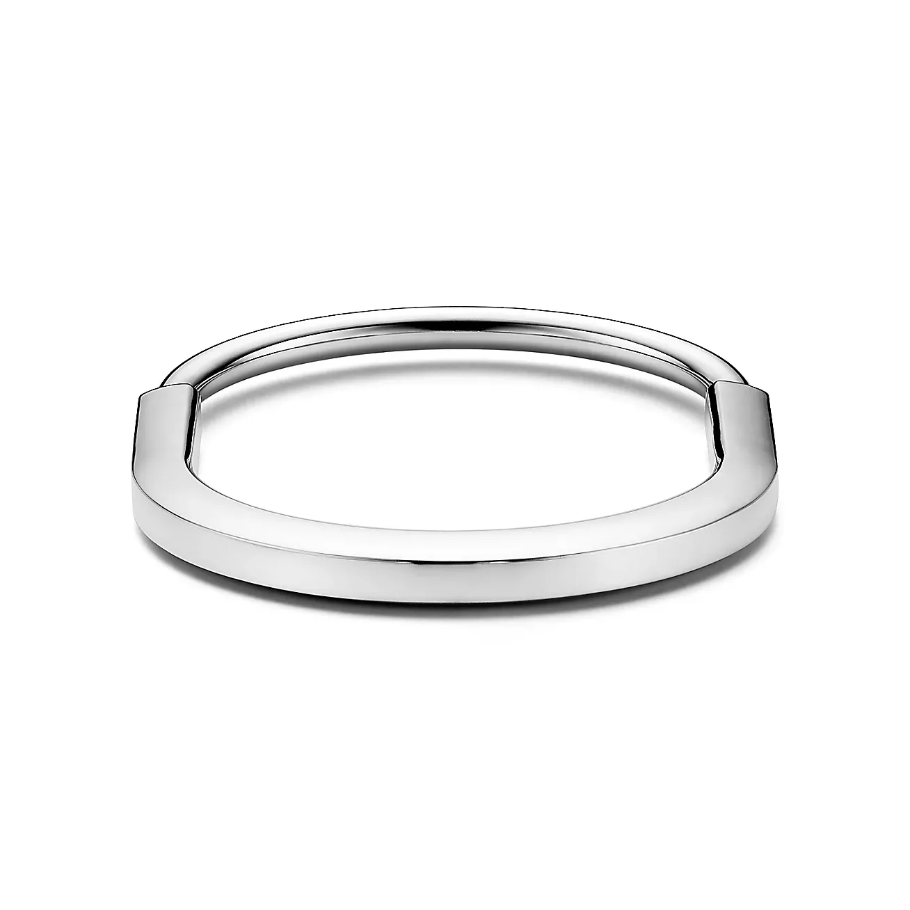 ティファニー ロック バングル ホワイトゴールド