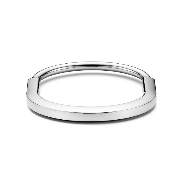 ティファニー ロック バングル ホワイトゴールド