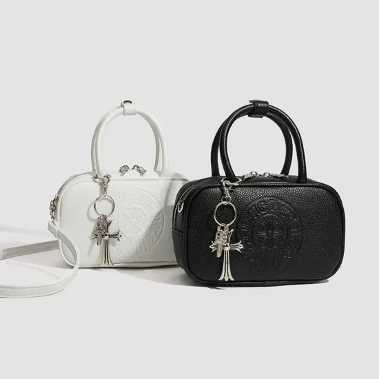 【Chrome Hearts】クロムハーツ ホースシュー ニッチ レザー ボウリングバッグ