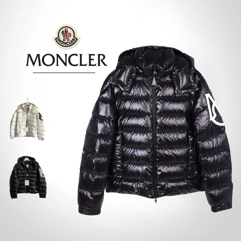 ★MONCLER モンクレール ダウンジャケット メンズ MONCLER ダウン ショートダウン ロゴ SAULX ブランド アウター ジャケット ブルゾン MCSAULX3