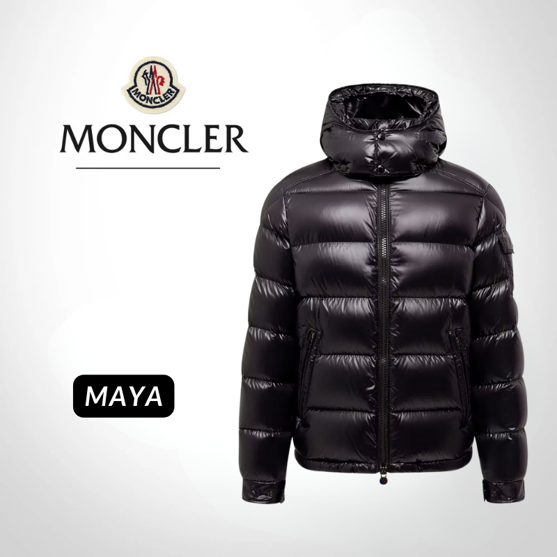 MONCLER モンクレール Maya メンズ フード付きショートダウンジャケット