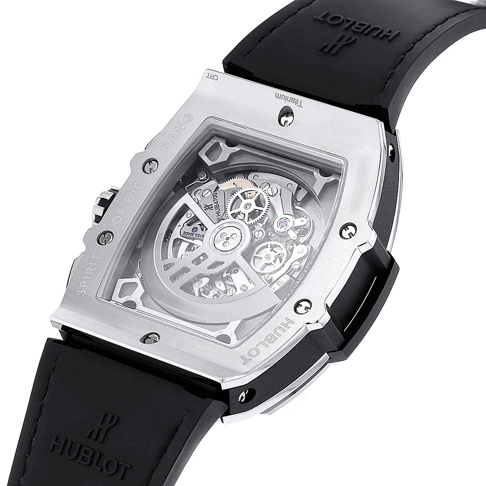  HUBLOT スピリット オブ ビッグバン チタニウム セラミック 601.NM.0173.LR スケルトン/Skeleton 中古 メンズ
