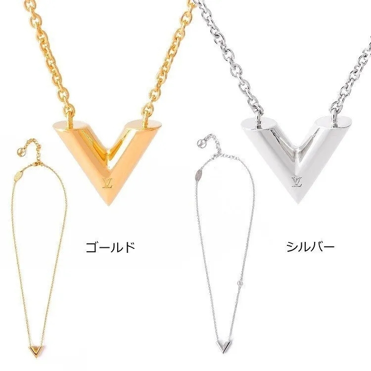 【国内発送/直営店】M61083 アクセサリー LV ペンダント ・エセンシャルV -JAPAN DUTY FREE