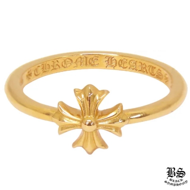 【国内発送/直営店】クロムハーツ バブルガムリングCHプラス22K 指輪