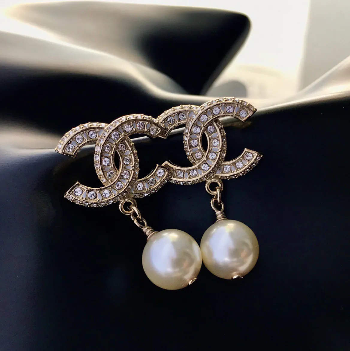 【国内発送/直営店】ゴールドパールピアス 2*3.4cm