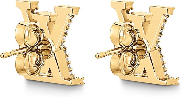 【国内発送/直営店】M00609 ブックル ドレイユ・LVアイコニック ストラス ピアス Gold (ゴールド)