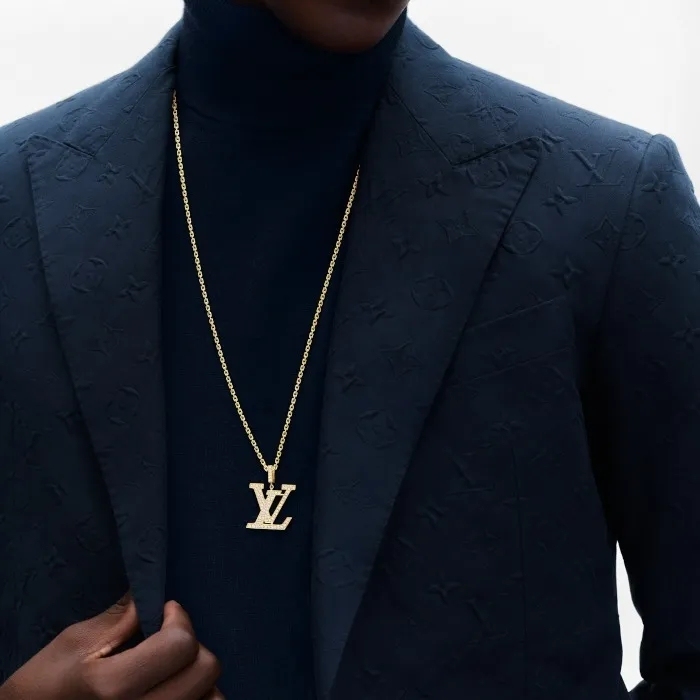 【国内発送/直営店】ネックレス パンダンティフ LV GM ゴールド×ダイヤ ネックレス