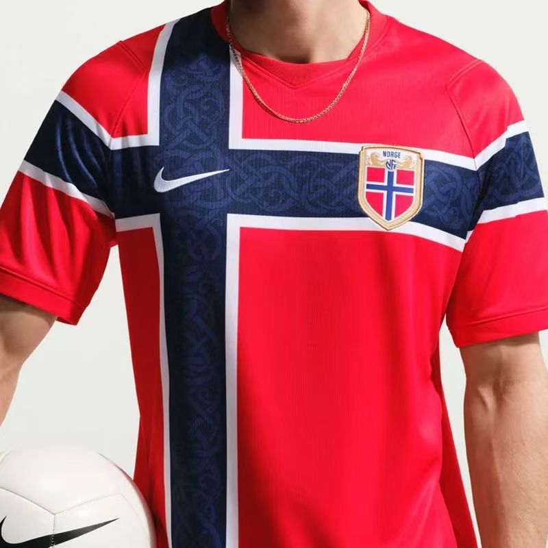 Norway ノルウェー代表 2026 ホーム マッチ ジャージ メンズ ナイキ アエロフィット サッカーシャツ