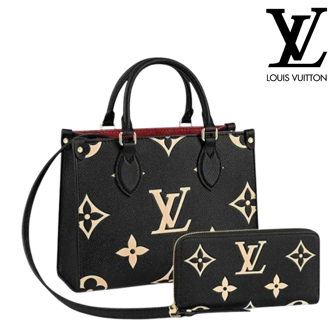 LOUIS VUITTON オンザゴー PM 長財布 2点セット お得 Ref:M45659+M80481