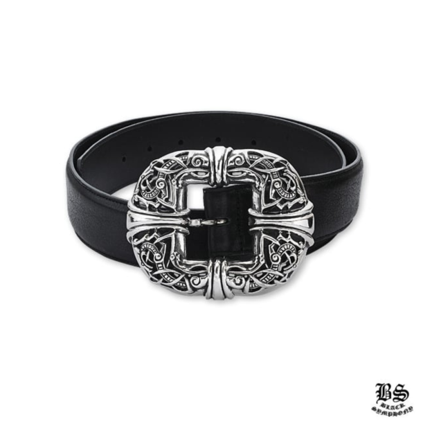【CHROME HEARTS　クロムハーツ　Belt　ベルト】ケルティックセンターバーベルト