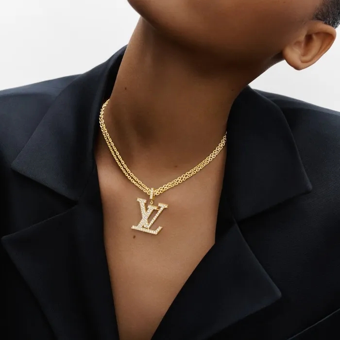 【国内発送/直営店】ネックレス パンダンティフ LV GM ゴールド×ダイヤ ネックレス