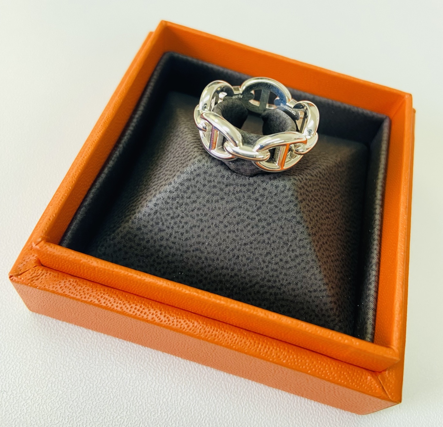 国内即発 新品 HERMES エルメス アンシェネ リング 指輪 ジュエリー