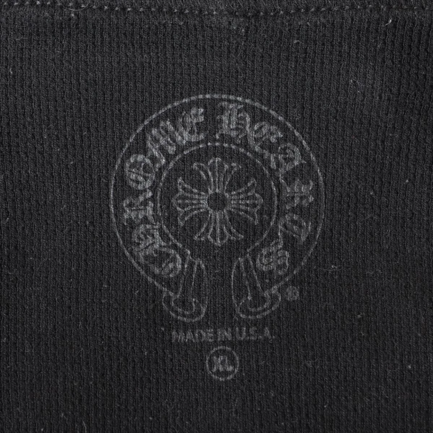 クロムハーツ パーカー コットン ブラック×グリーン カモフラ ホースシュー