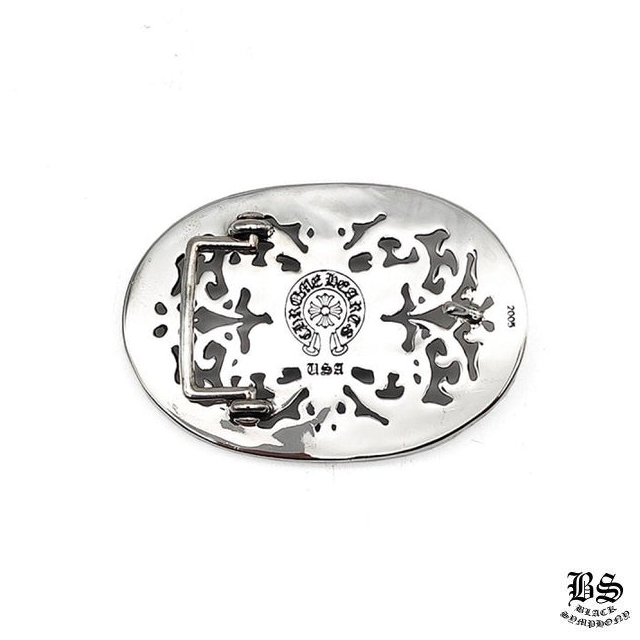 クロムハーツ シルバー オーバルスター ベルトバックル(ベルトなし)