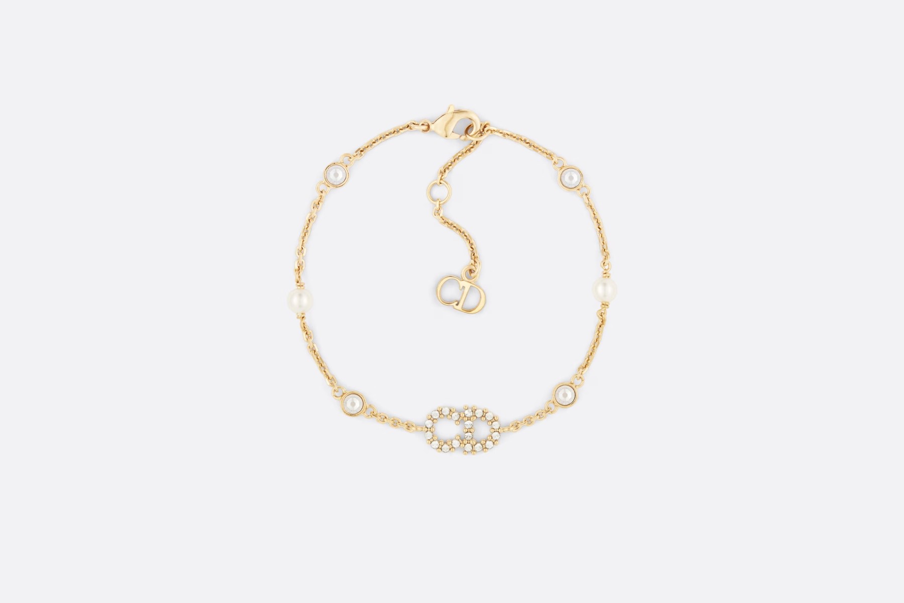 【国内発送/直営店】CLAIR D LUNE ブレスレット メタル・レジンパール・クリスタル