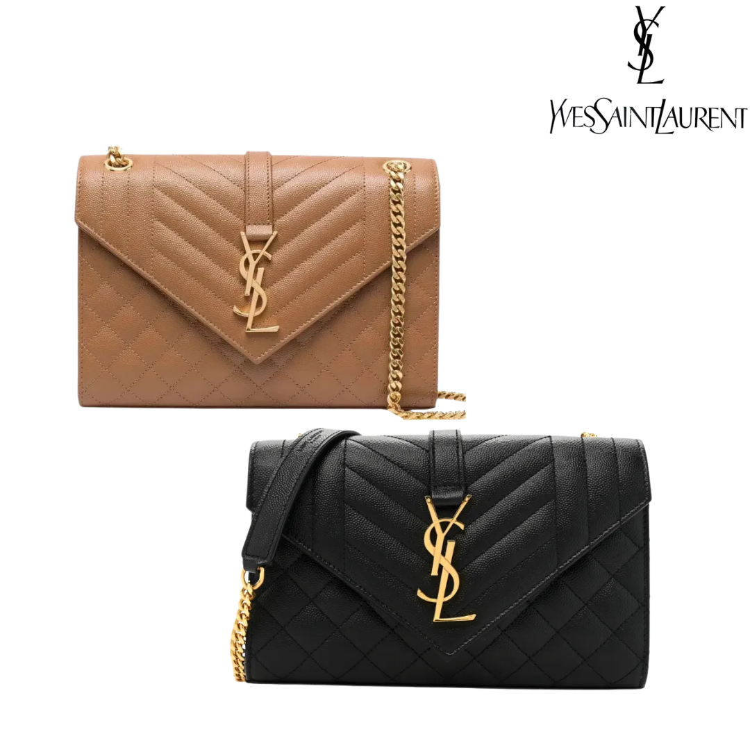 【Saint Laurent】サンローラン-ミディアムエンベロープショルダーバッグ (118111031)