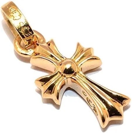 【国内発送/直営店】ネックレス クロムハーツ ベビーファット22K パヴェダイヤモンド 22K BABY FAT PAVE Diamonds 正規品