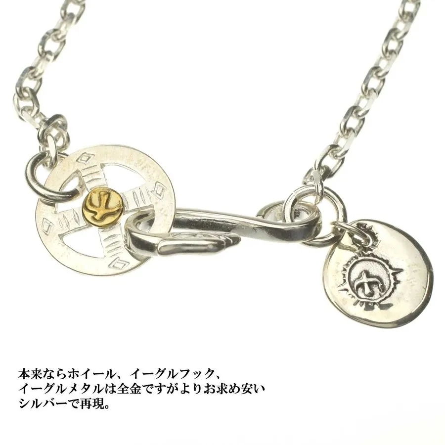 【国内発送/直営店】再再入荷！メンズ ネックレス ペンダント ゴローズタイプ 復刻 レプリカ 木村拓哉神さんセットモチーフシルバーフェザーネックレス 特大先金フェザー