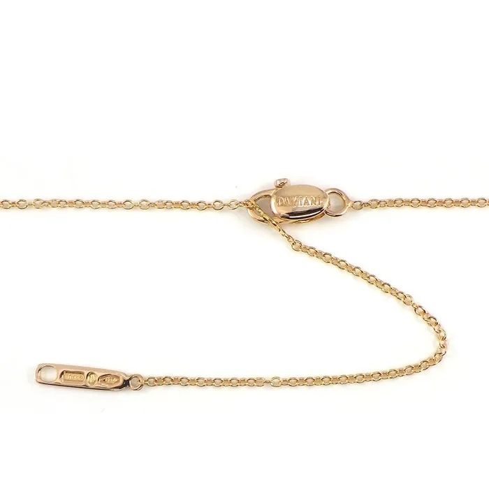 【国内発送/直営店】ダミアーニ DAMIANI ネックレス ベル エポック XS 20083492 ダブル クロス ダイヤモンド 0.39ct K18PG