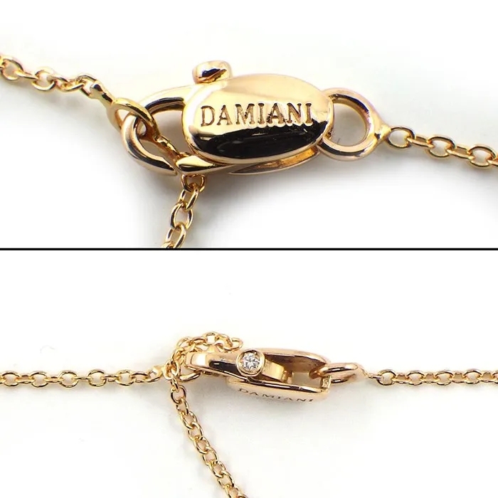 【国内発送/直営店】ダミアーニ DAMIANI ネックレス ベル エポック XS 20083492 ダブル クロス ダイヤモンド 0.39ct K18PG