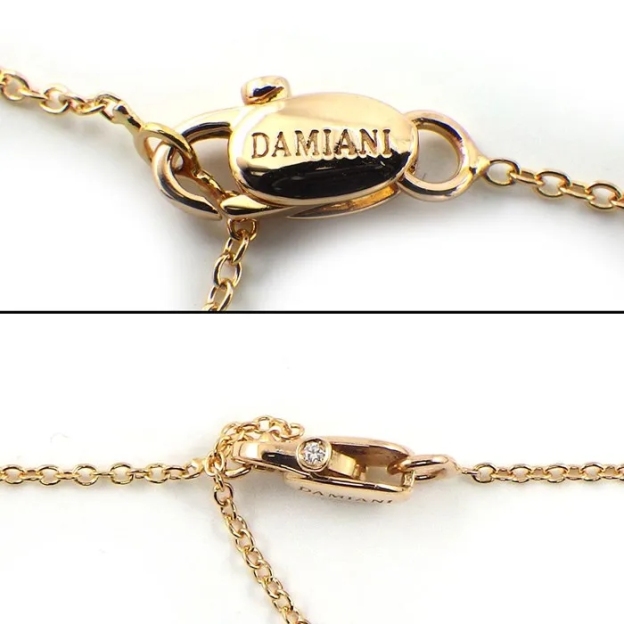 【国内発送/直営店】ダミアーニ DAMIANI ネックレス ベル エポック XS 20083492 ダブル クロス ダイヤモンド 0.39ct K18PG
