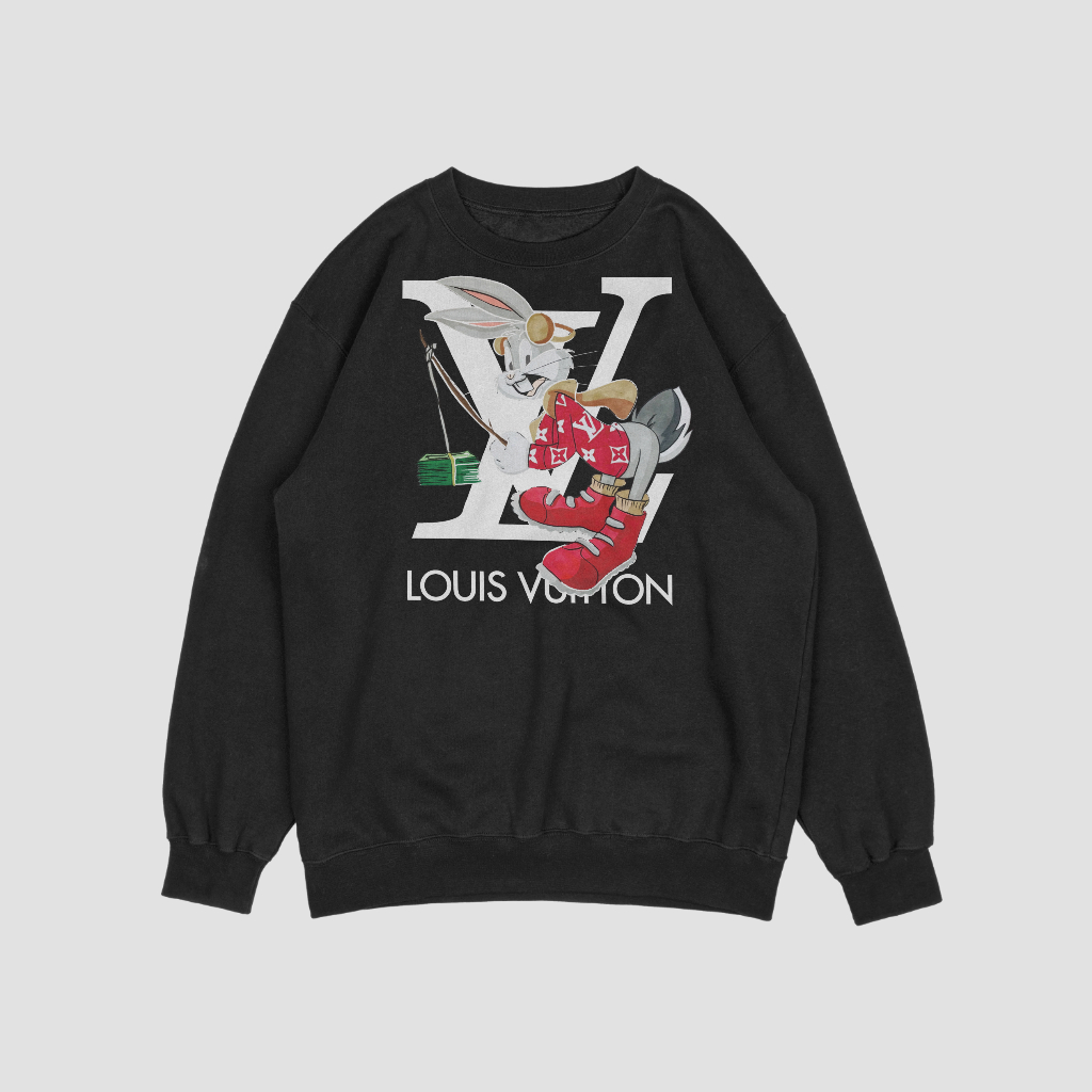 LOUIS VUITTON キャラクターアルファベットロゴプリントスウェット クル