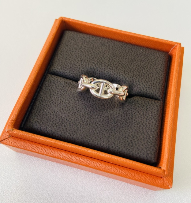 国内即発 新品 HERMES エルメス アンシェネ リング 指輪 ジュエリー