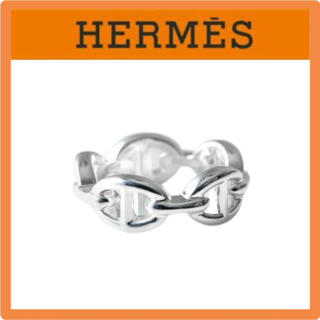 国内即発 新品 HERMES エルメス アンシェネ リング 指輪 ジュエリー