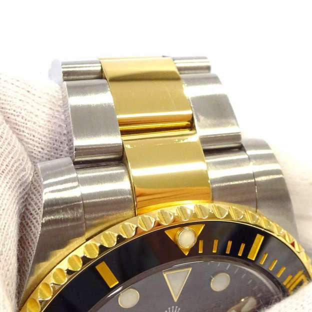 ROLEX  ロレックス サブマリーナ デイト コンビ 116613LN 腕時計 黒文字盤