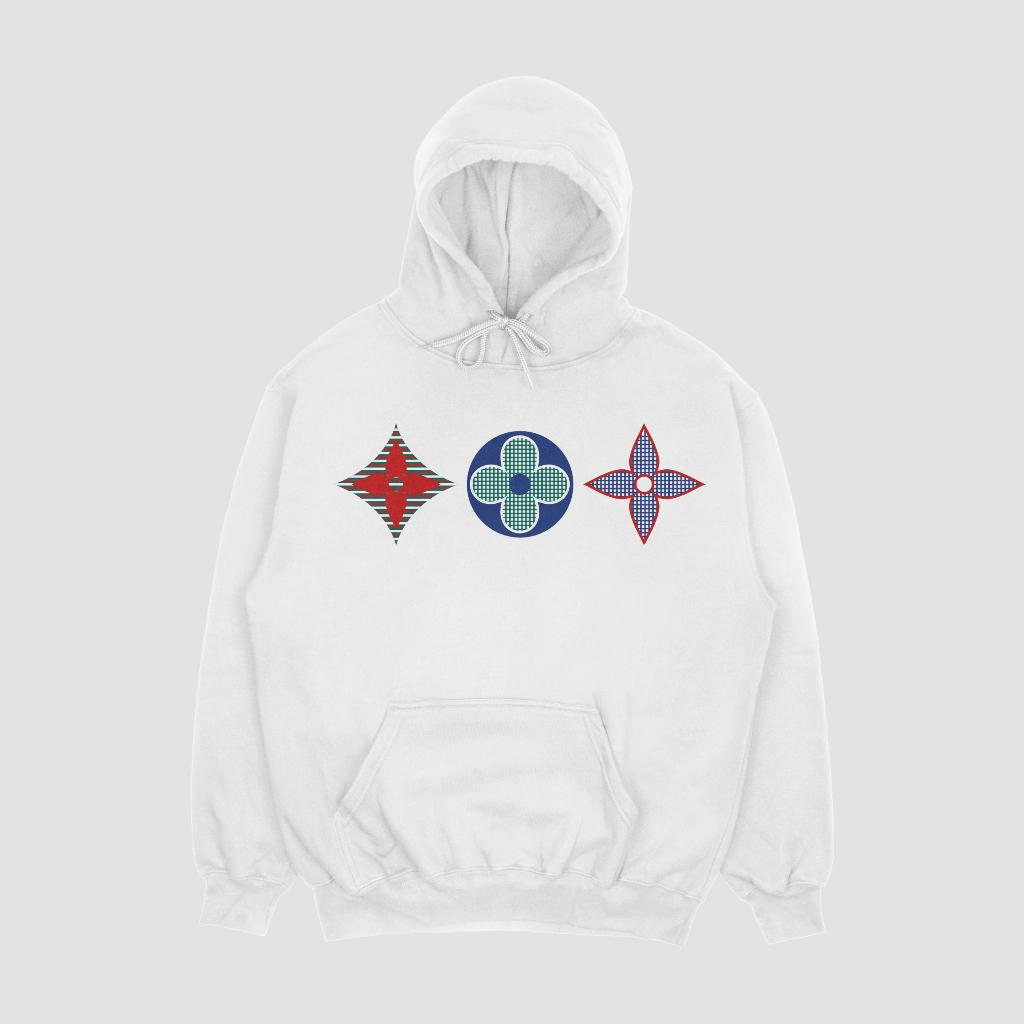 LOUIS VUITTON キャラクターアルファベットロゴプリントパーカー