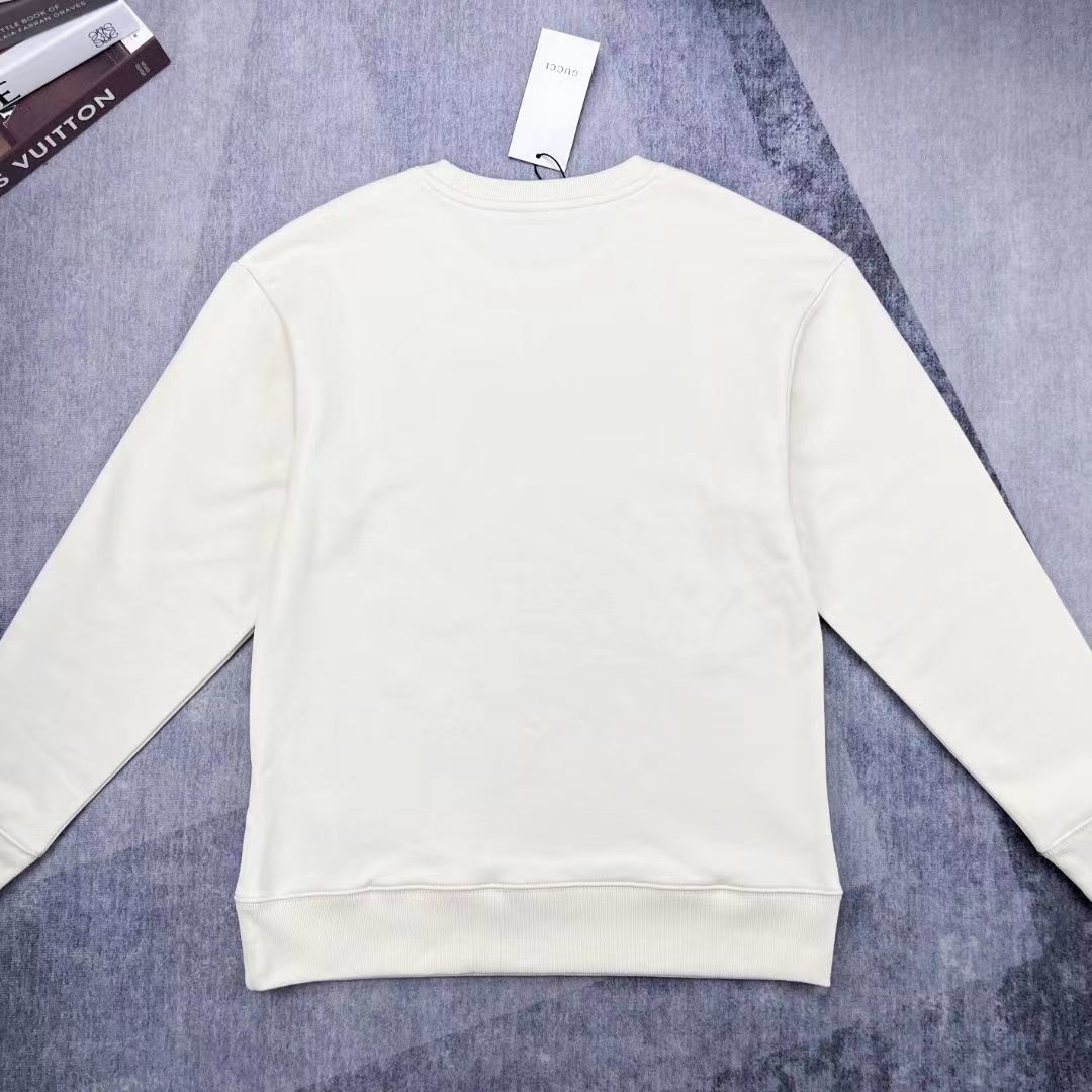 GUCCI  パーカー 長袖  ファッション　丸襟  人気　グーチロゴプリント　秋服