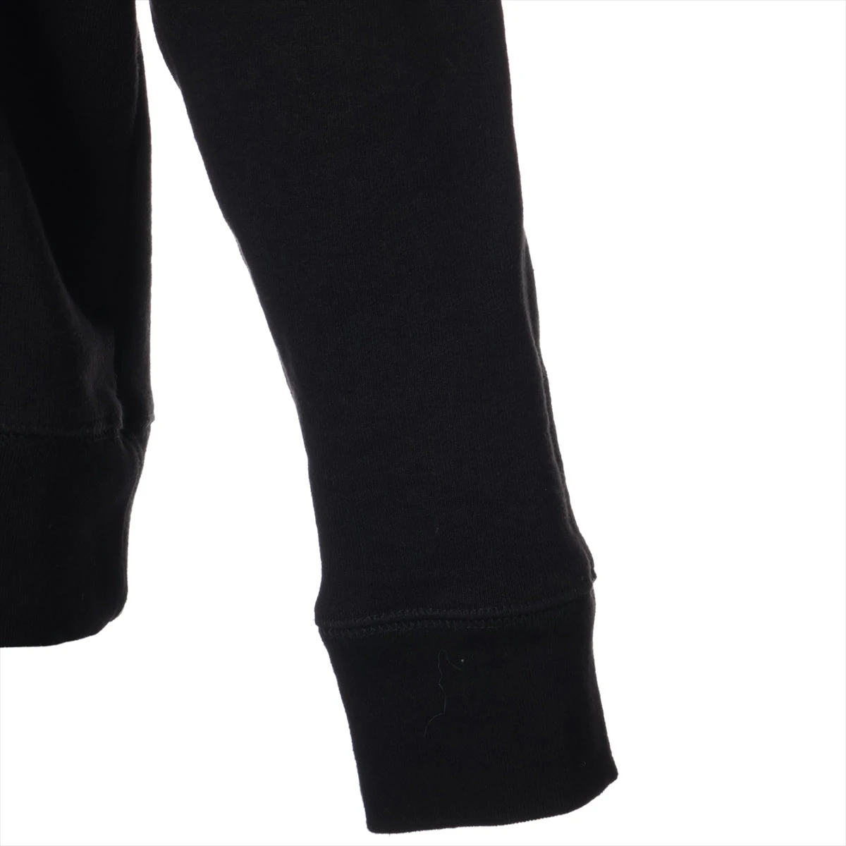 クロムハーツ Y NOT パーカー コットン  ブラック×シルバー セメタリークロス