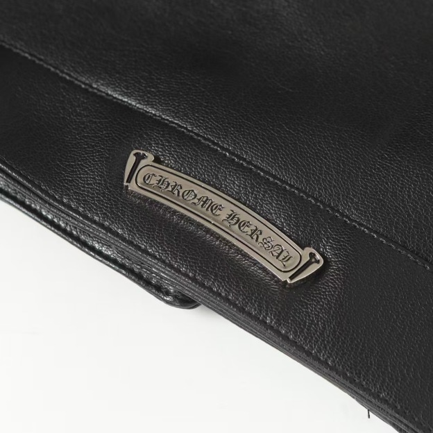 クロムハーツ（Chrome Hearts） CLASSIC JEAN LTHR レザークラシックジーン 現行型レザージャケット(ブラック×シルバー)【519052】