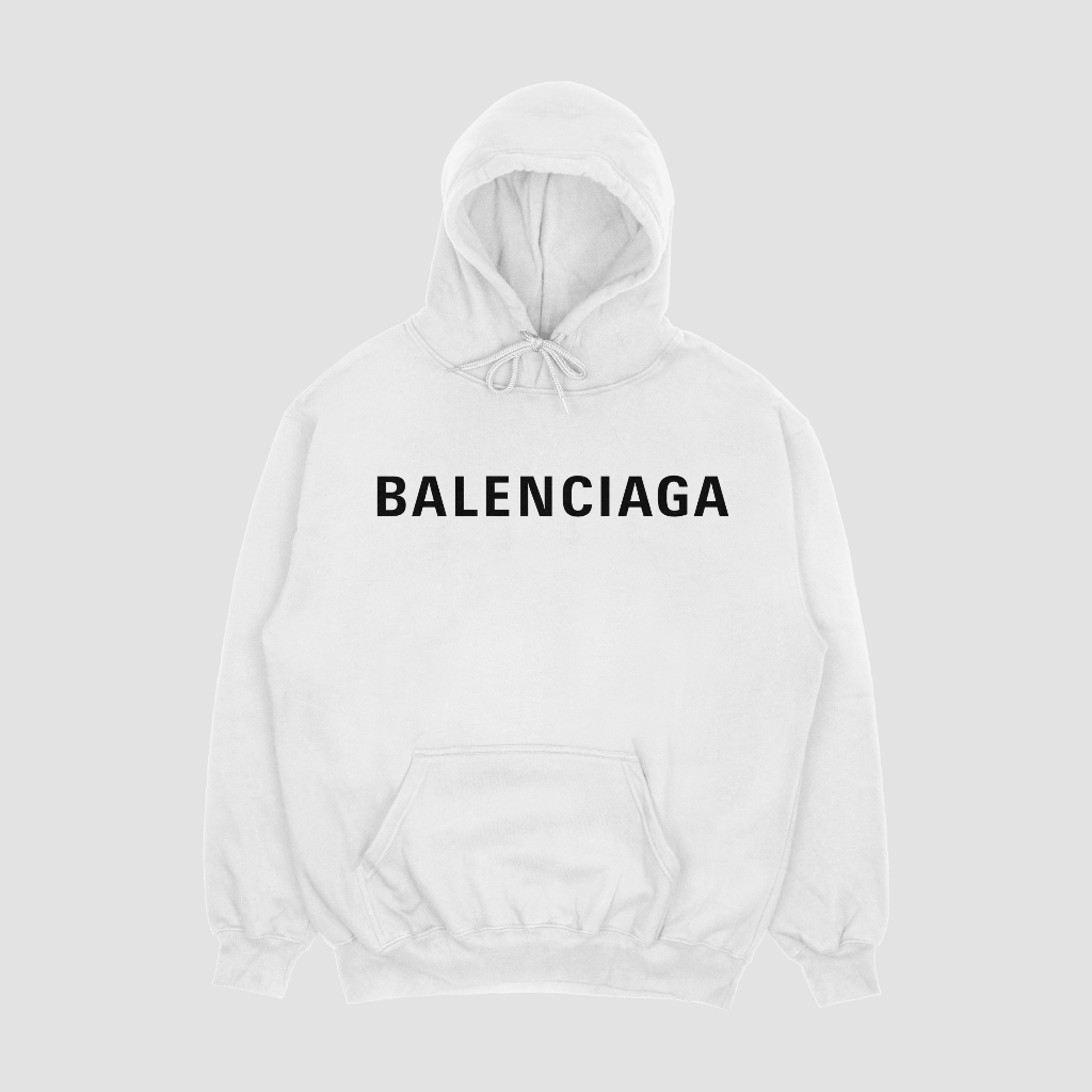 Balenciaga クラシックなアルファベットプリントのパーカー