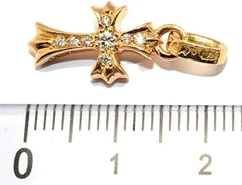 【国内発送/直営店】ネックレス クロムハーツ ベビーファット22K パヴェダイヤモンド 22K BABY FAT PAVE Diamonds 正規品