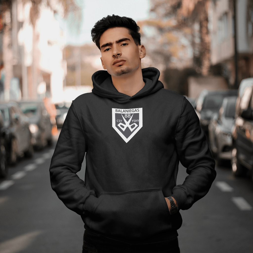 Balenciaga クラシックなアルファベットプリントのパーカー