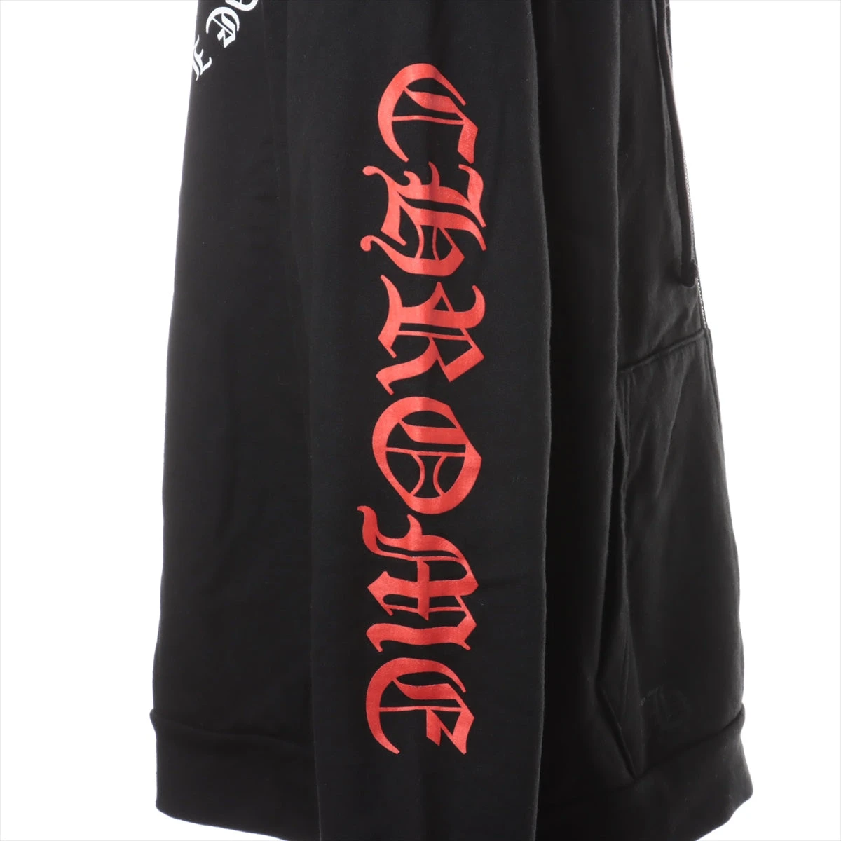 クロムハーツ CHプラス パーカー コットン ブラック