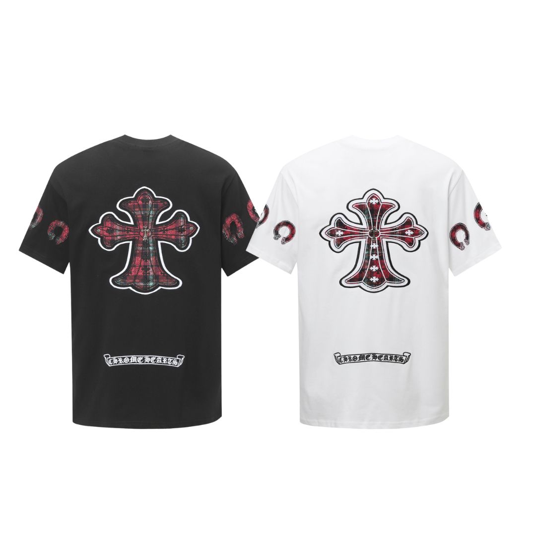 Chrome Hearts Tシャツ黒&白 H0166