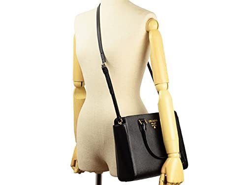 ★PRADA直営店★モノクローム スモール サフィアーノ バッグ