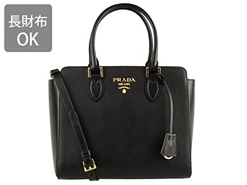 ★PRADA直営店★モノクローム スモール サフィアーノ バッグ