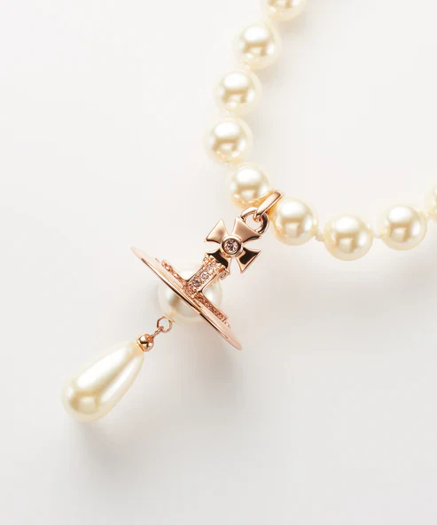Vivienne Westwood（ヴィヴィアンウエストウッド）ONE ROW PEARL DROP チョーカー