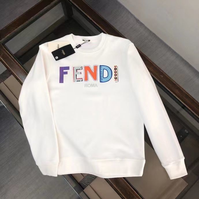 FENDI  パーカー フェンディ プレントおしゃれ 丸首 通勤 通学 ゆったり メンズ