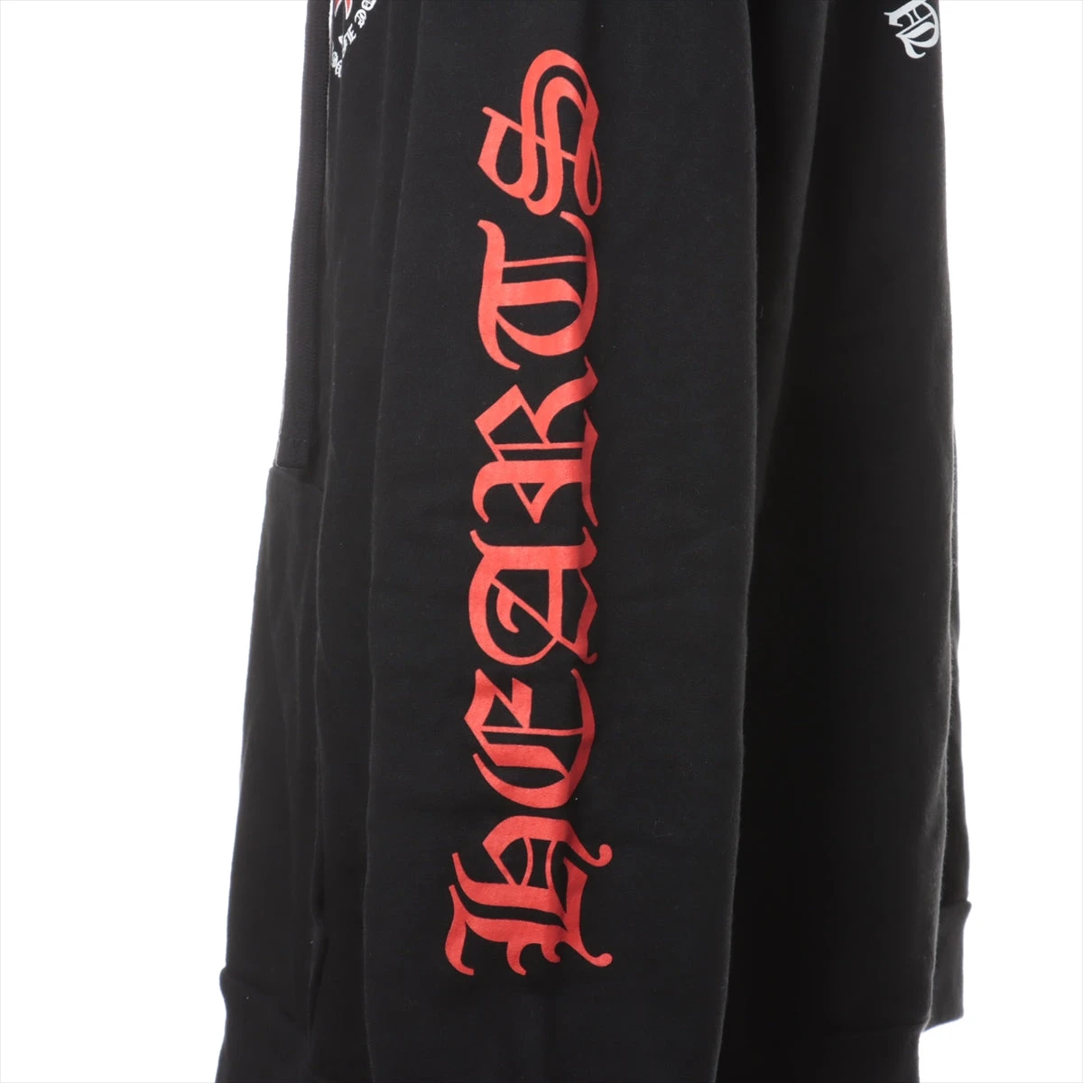 クロムハーツ CHプラス パーカー コットン ブラック