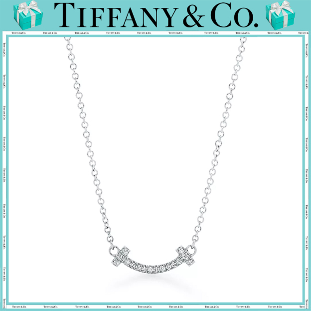 【国内発送/直営店】スマイル（ミニ） ペンダントホワイトゴールド